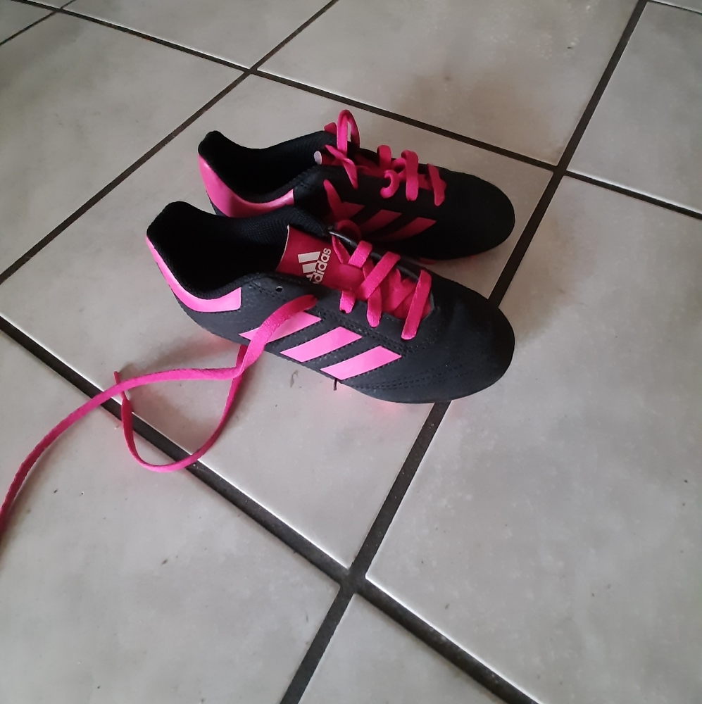 Girls Addidas soccer shoes